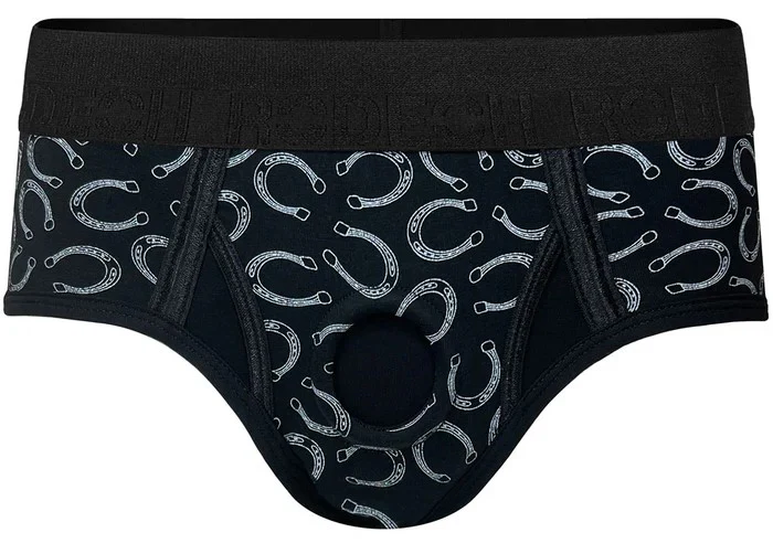 Unisex Horseshoes Harness Brief 1X