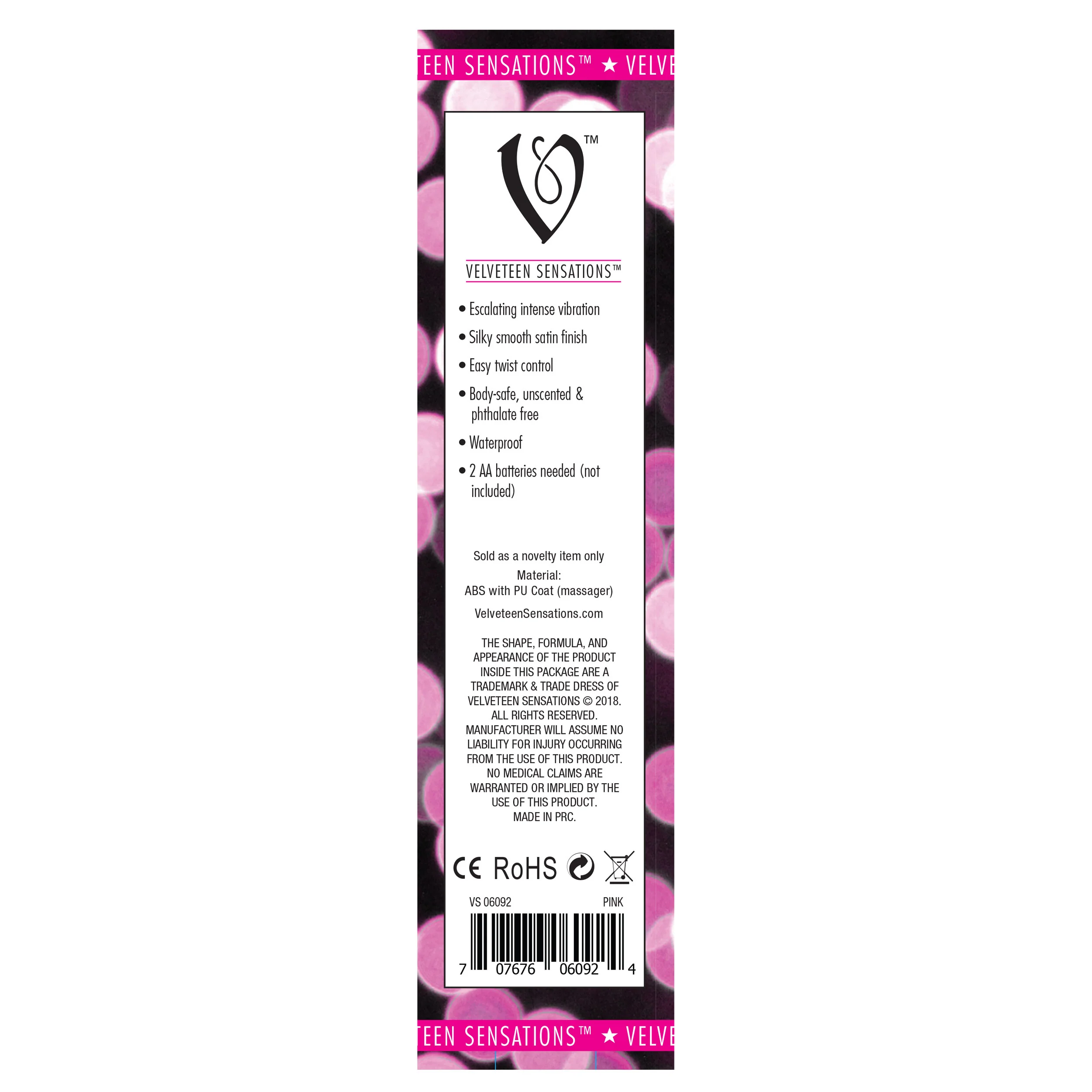 Velveteen Sensations Ecstasy - Pink - Image 3