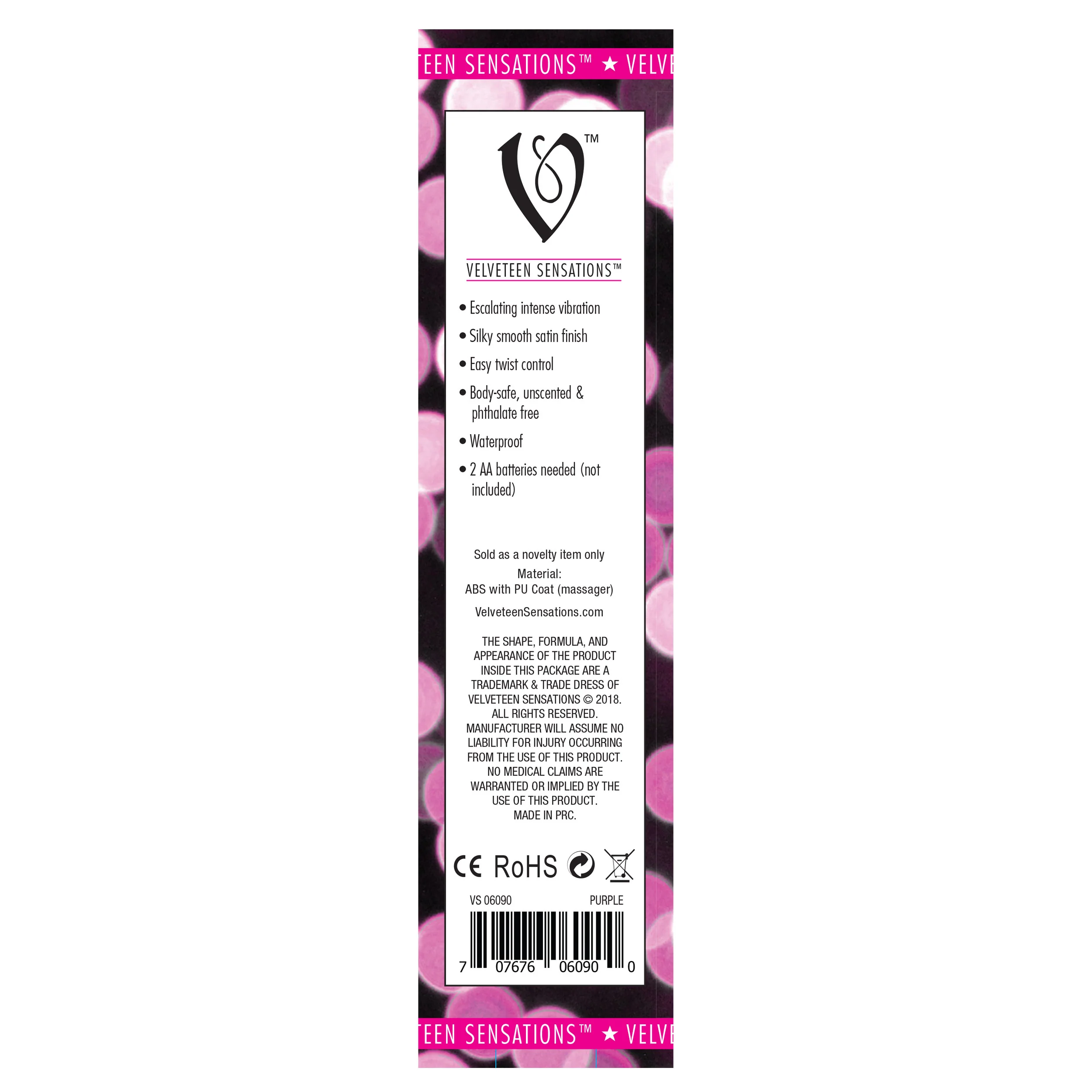 Velveteen Sensations Ecstasy - Purple - Image 3