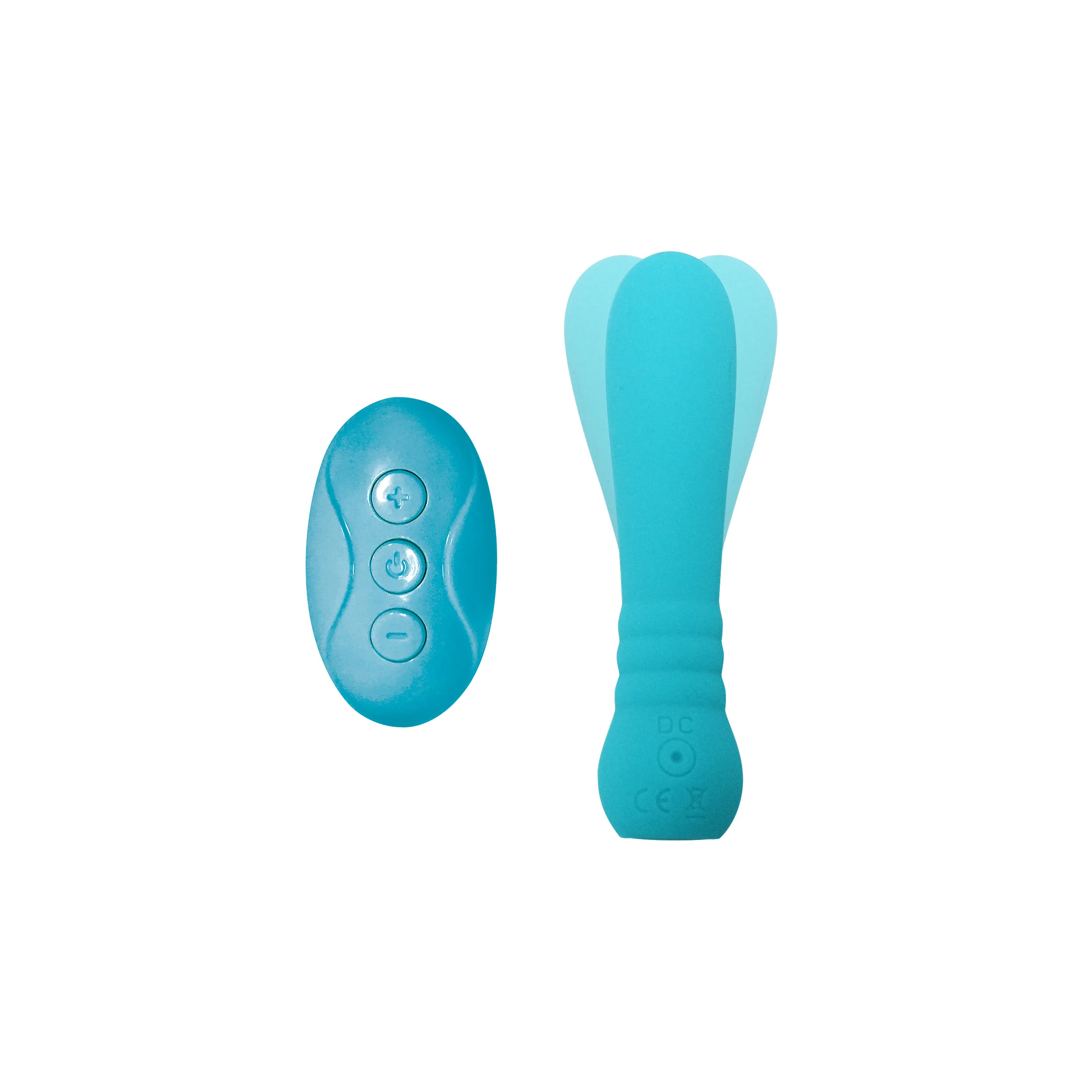 Vibense Bullet Vibrator with Remote Control - Teal - Image 2
