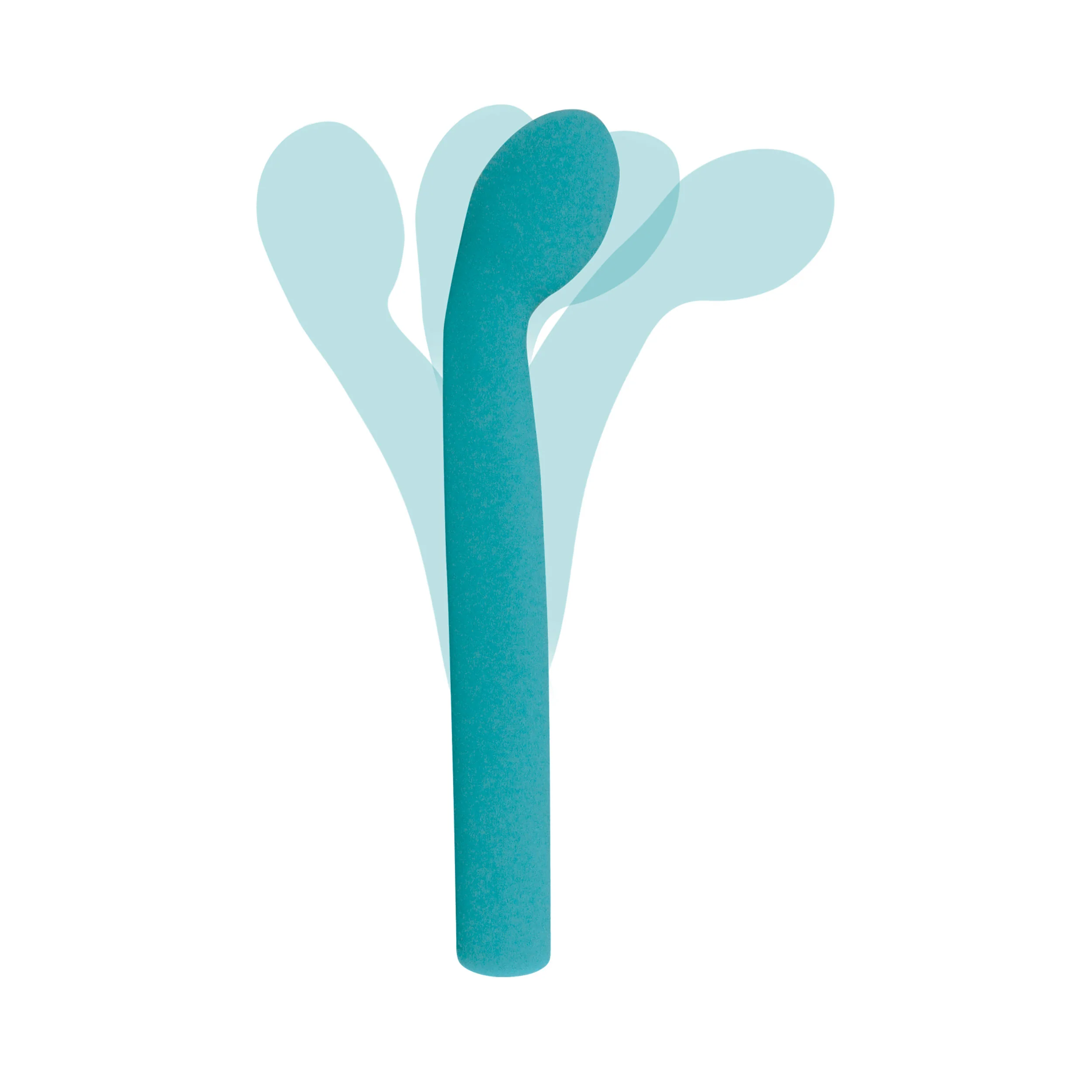Vibense G-Spot Vibrator - Teal - Image 2