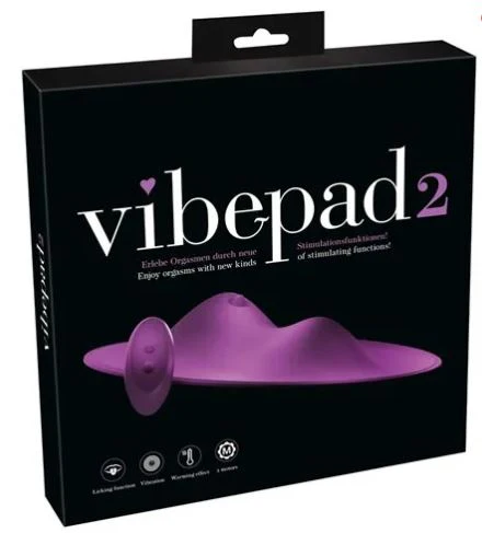 VibePad 2 Grinder Warming Tongue Vibrator with Remote - Purple - Image 3