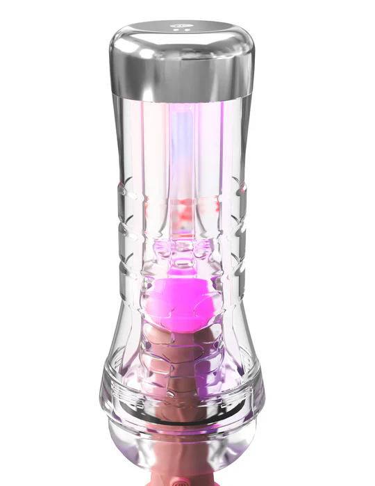 ViewTube XXL See-Thru LED Stroker Masturbator by PDX Elite - Image 2