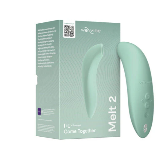Melt 2 App Controlled Clitoral Suction Vibrator in Sage by We-Vibe - Image 2