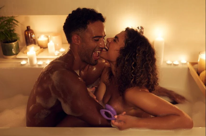 We-Vibe Sync-O Couples Vibrator in Light Purple - Image 5