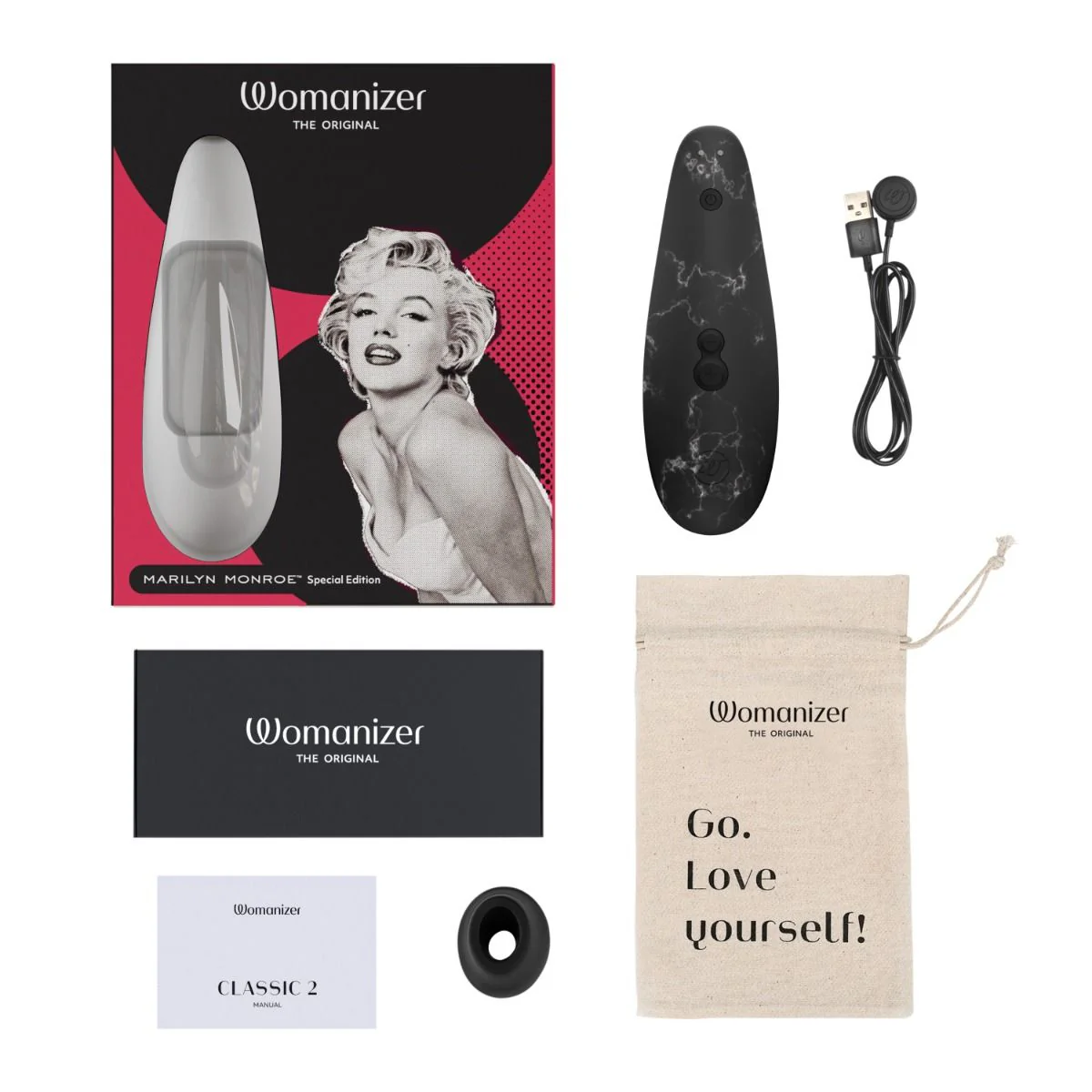 Womanizer Marilyn Monroe - Black - Image 4