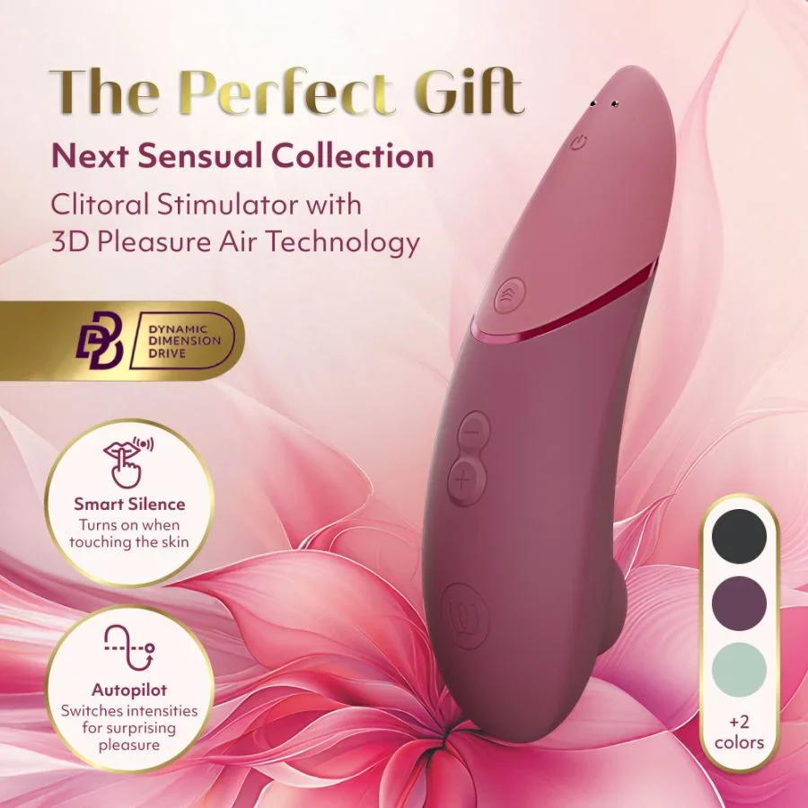 Womanizer Next Clitoral 3D Pleasure Air Stimulator - Dusky Pink - Image 2