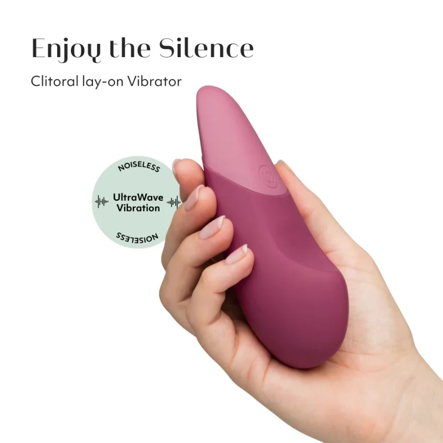 Womanizer Vibe Clitoral Lay-On Vibrator-Dusty Pink - Image 3