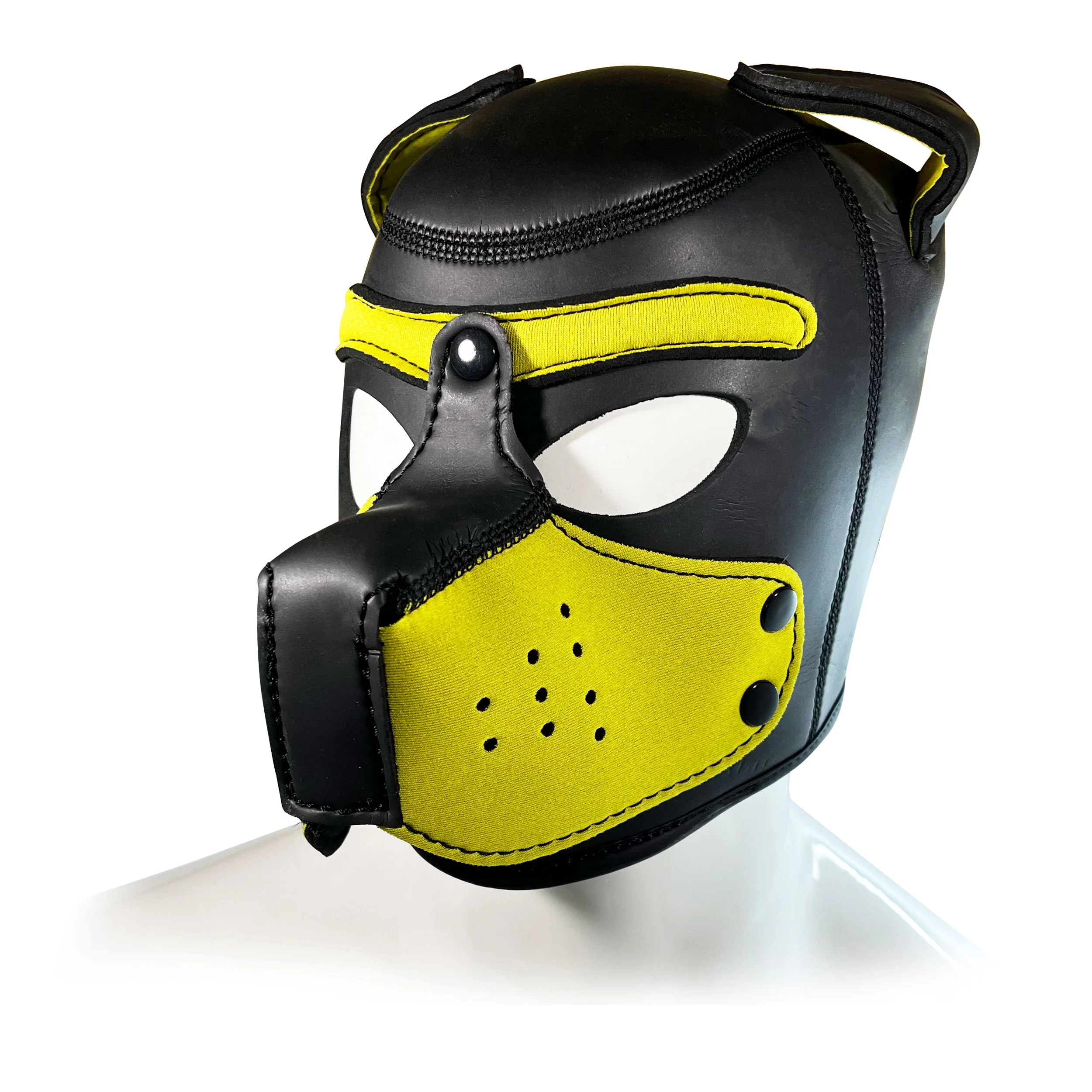 YELLOW AND BLACK DOG HOOD L - Image 3
